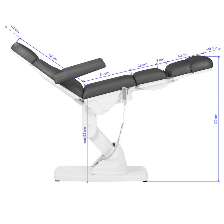 Sillón Estético Eléctrico Kate 4 Motores Gris - imagen 13