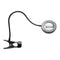 Lámpara Lupa LED 5D con Abrazadera USB Cuello de Cisne Negra