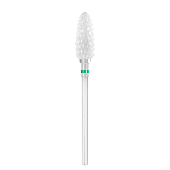 Exo Fresa pedicura 230 Cerámica Oval Redondo ⌀6/14.5 mm grueso