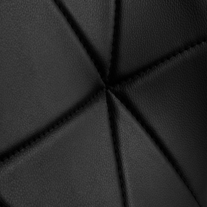 Taburete con Ruedas y Respaldo QS-06 Negro - imagen 5