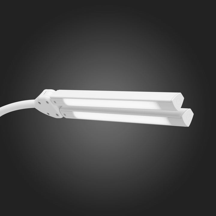 Lámpara LED con Trípode e Intensidad de Luz Ajustable Glow 6019 Blanca - imagen 4