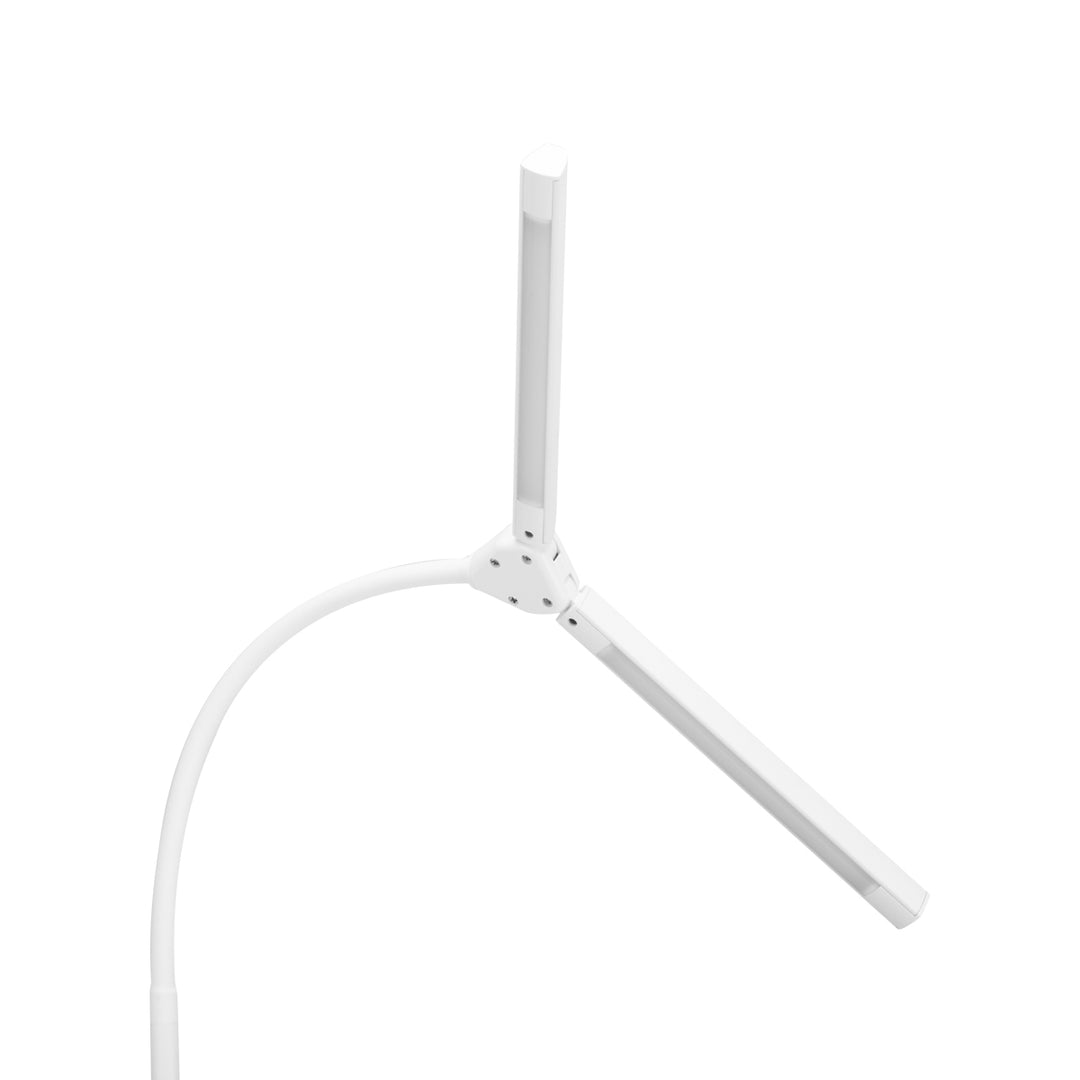 Lámpara LED con Trípode e Intensidad de Luz Ajustable Glow 6019 Blanca - imagen 5
