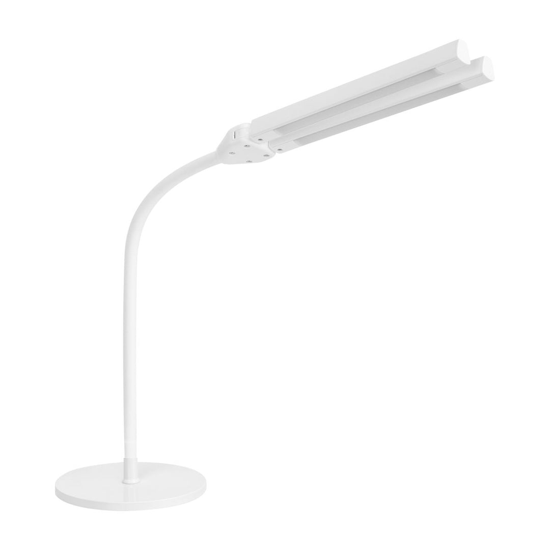 Lampara de Escritorio LED con Intensidad de Luz Ajustables Glow 6020 Blanca