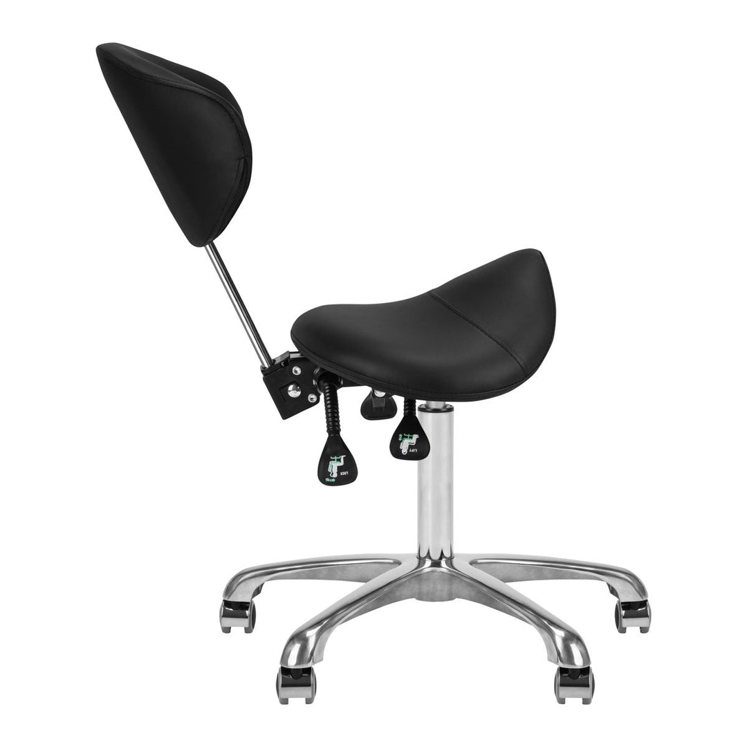 Taburete Ergonómico 1004 Giovanni Negro 4