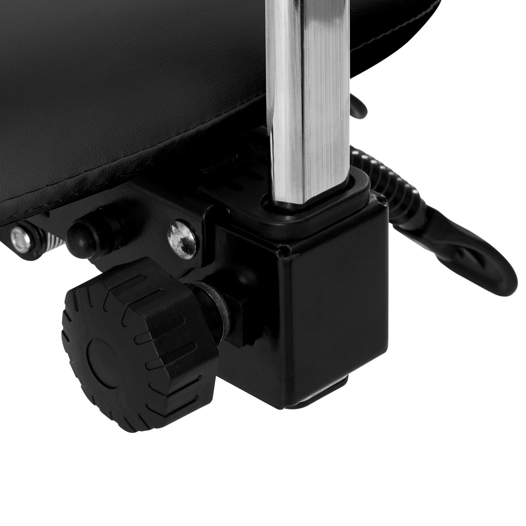 Taburete Ergonómico con Ruedas y Respaldo Giovanni 1004 Negro - imagen 5