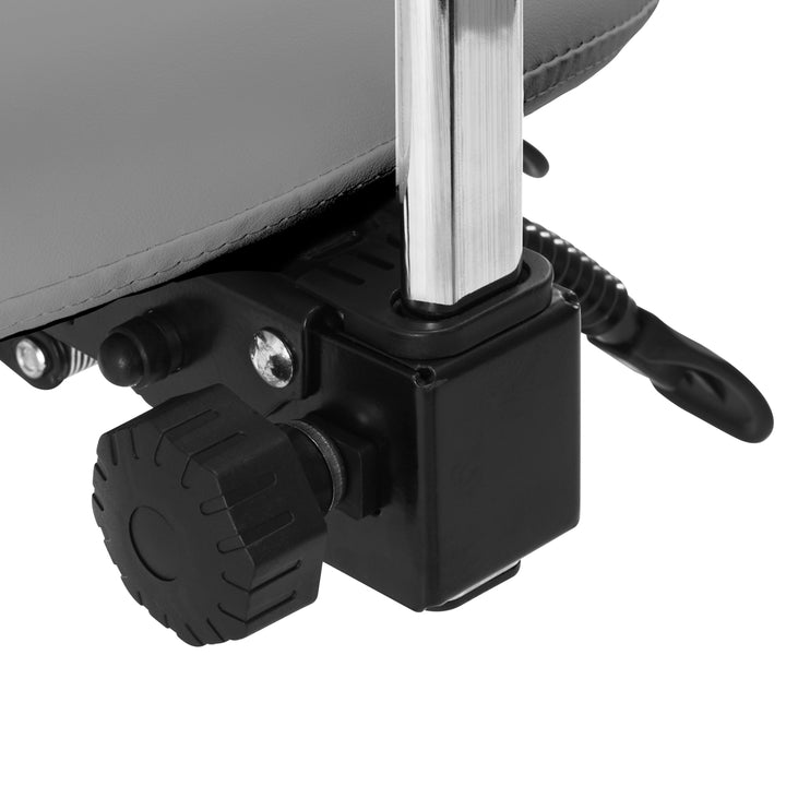 Taburete Ergonómico con Ruedas y Respaldo Giovanni 1004 Gris - imagen 5