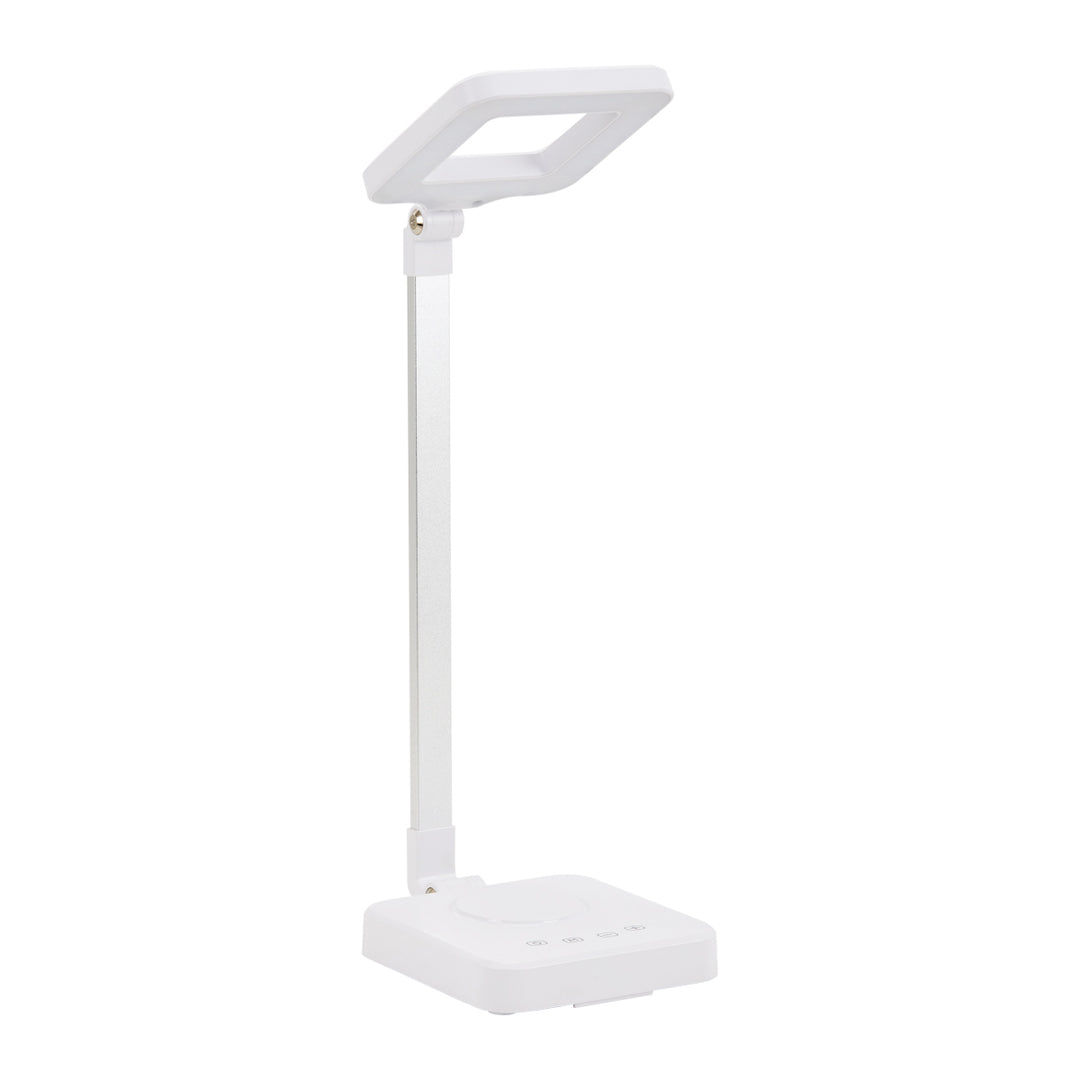 Lámpara LED con Color e Intensidad de Luz Ajustables Elegante 804 Blanca