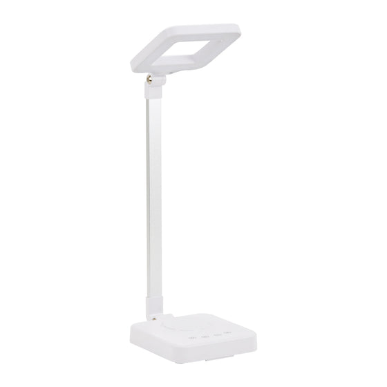 Lámpara LED con Color e Intensidad de Luz Ajustables Elegante 804 Blanca