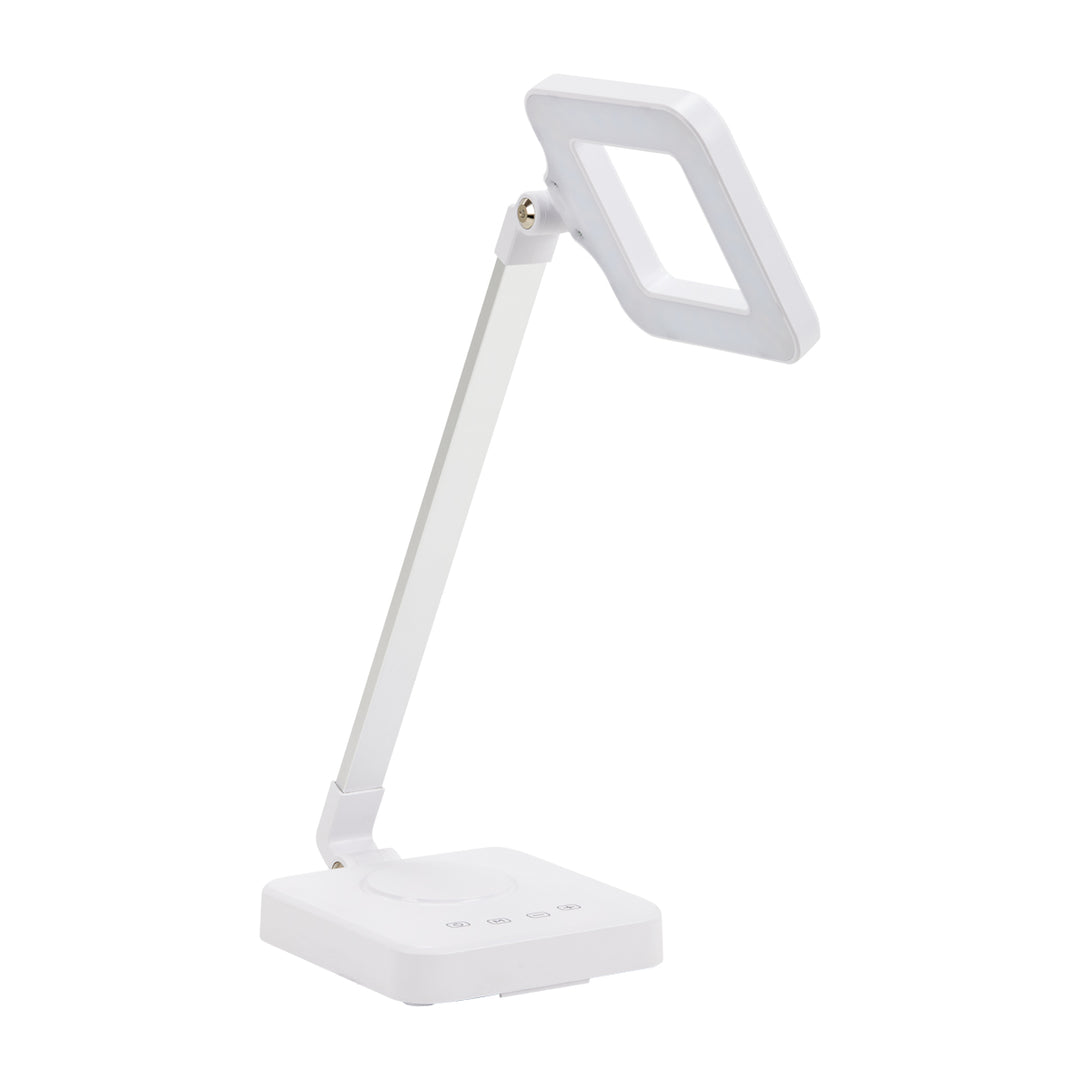Lámpara LED con Color e Intensidad de Luz Ajustables Elegante 804 Blanca - imagen 3