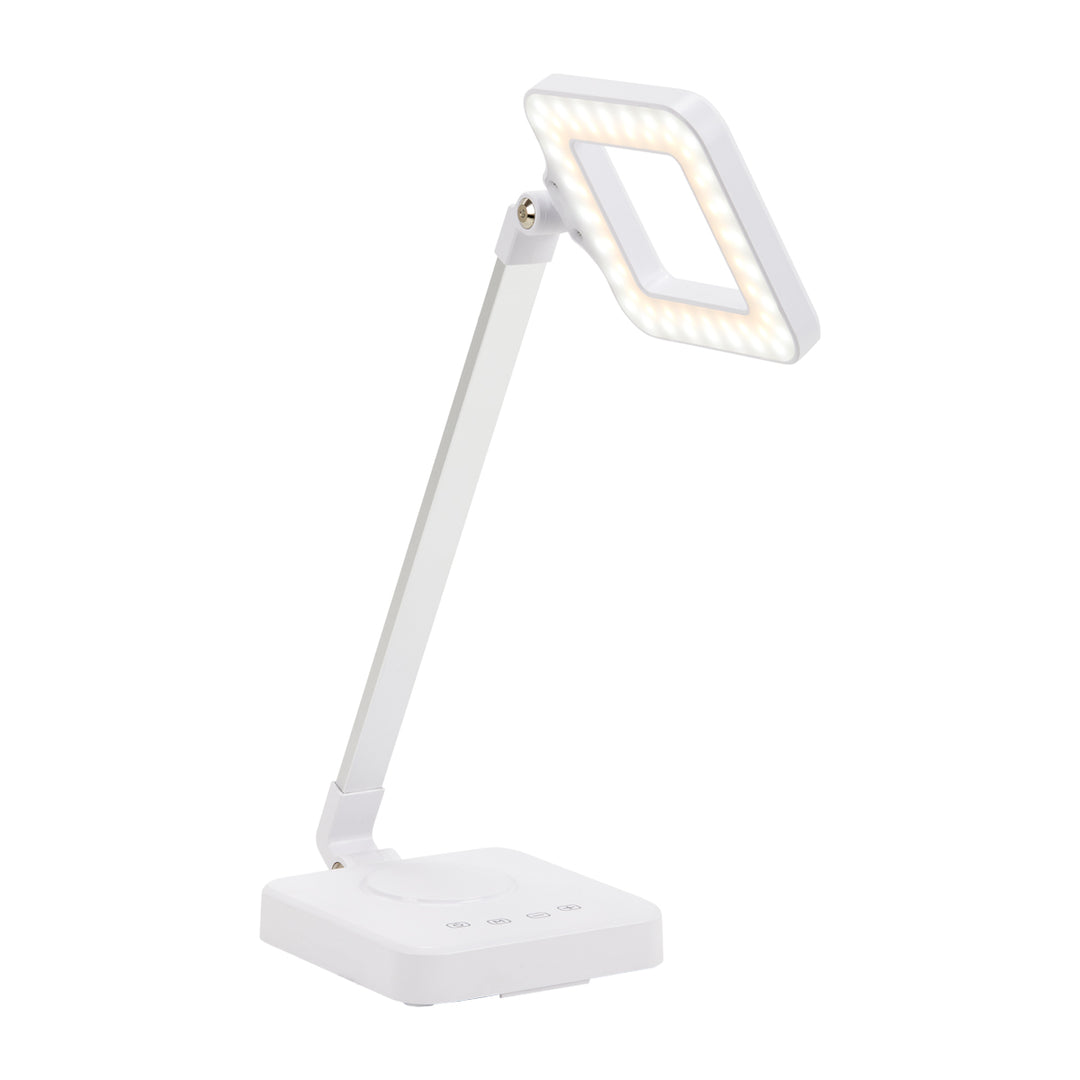 Lámpara LED con Color e Intensidad de Luz Ajustables Elegante 804 Blanca - imagen 4