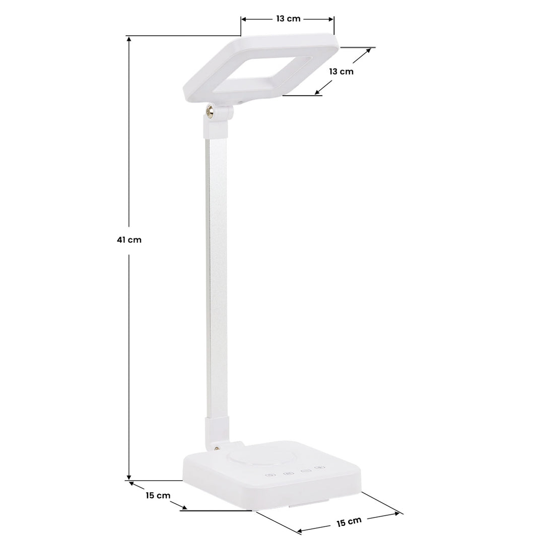 Lámpara LED con Color e Intensidad de Luz Ajustables Elegante 804 Blanca - imagen 11