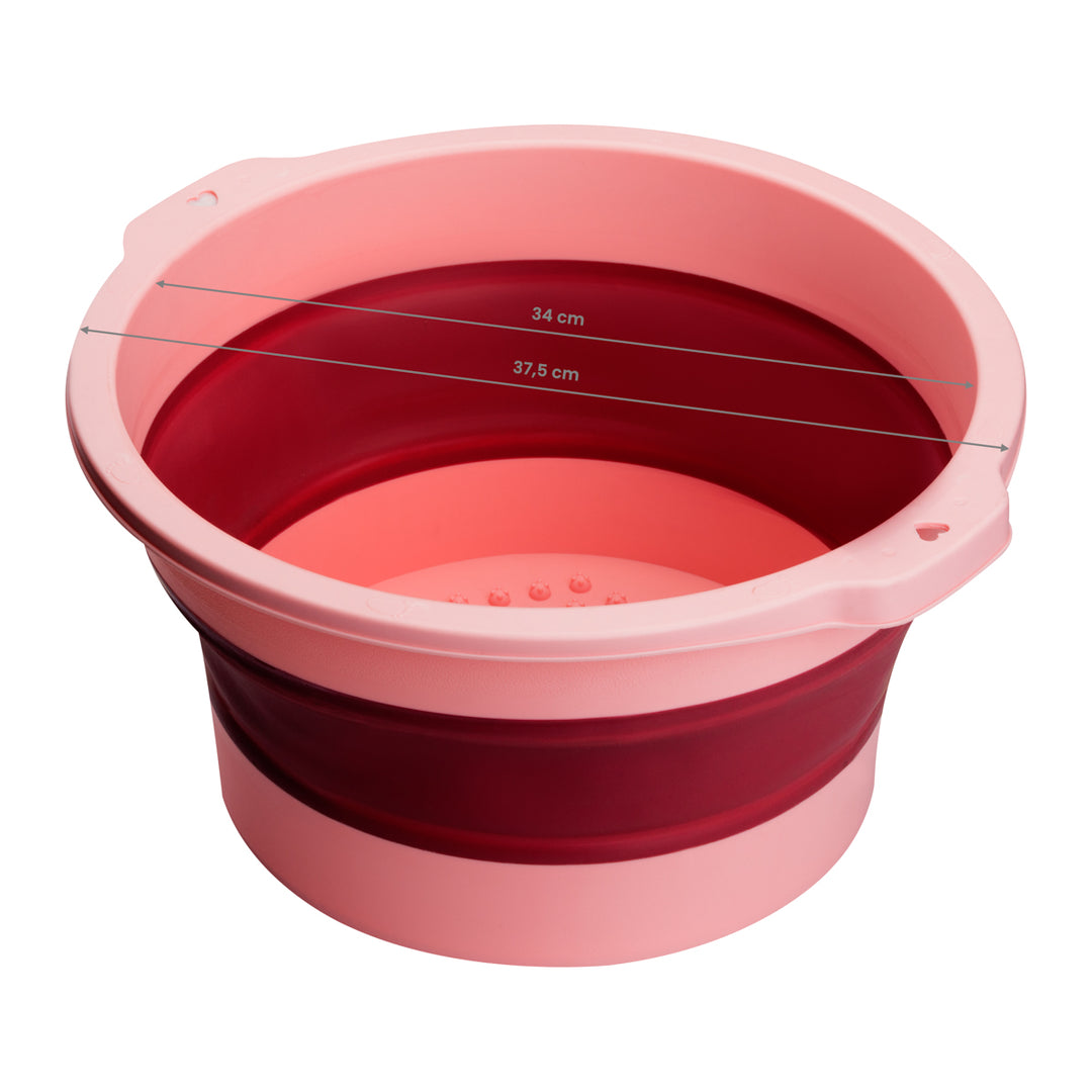 Bañera de Pedicura Plegable Rosa - imagen 6