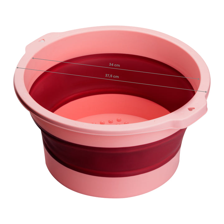 Bañera de Pedicura Plegable Rosa - imagen 6