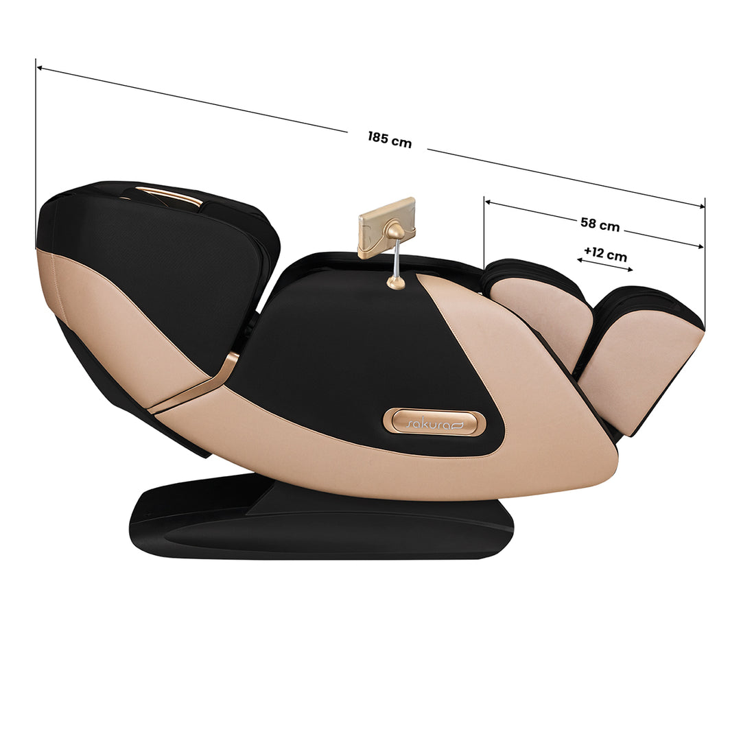 Sillón de Masaje Eléctrico Sakura Luxury 808 Negro - imagen 18