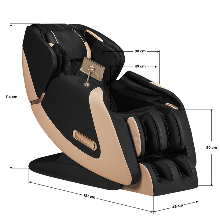 Sillón de Masaje Eléctrico Sakura Luxury 808 Negro - imagen 19