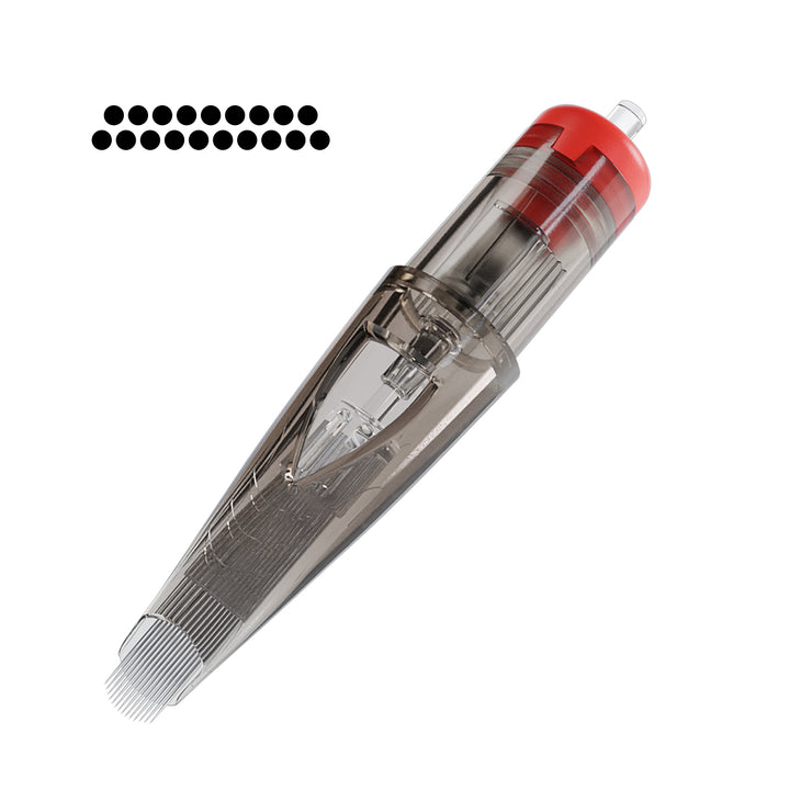 Agujas Tatuaje Cartucho Soft Edge Magnum 19 SEM 0.35 mm El Cartel V2 10 uds