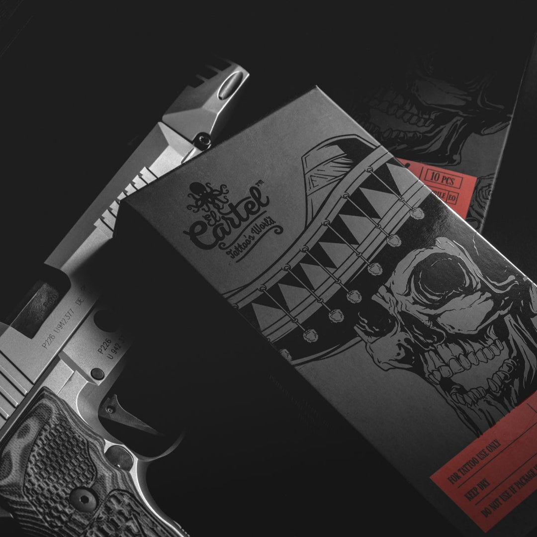 Agujas Tatuaje Cartucho Magnum 45 0.35 mm El Cartel V2 10 uds - imagen 9