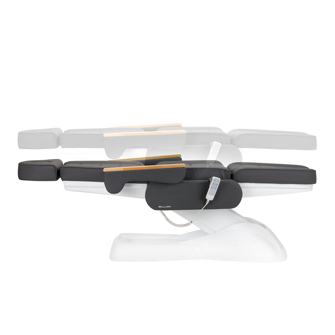 Sillón Estético Eléctrico Lux 273B 3 Motores Gris-Blanco - imagen 5