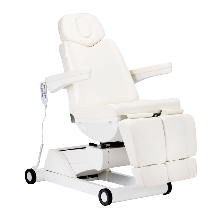 Sillón Eléctrico Azzurro Giratorio 873 Pedi Blanco 1