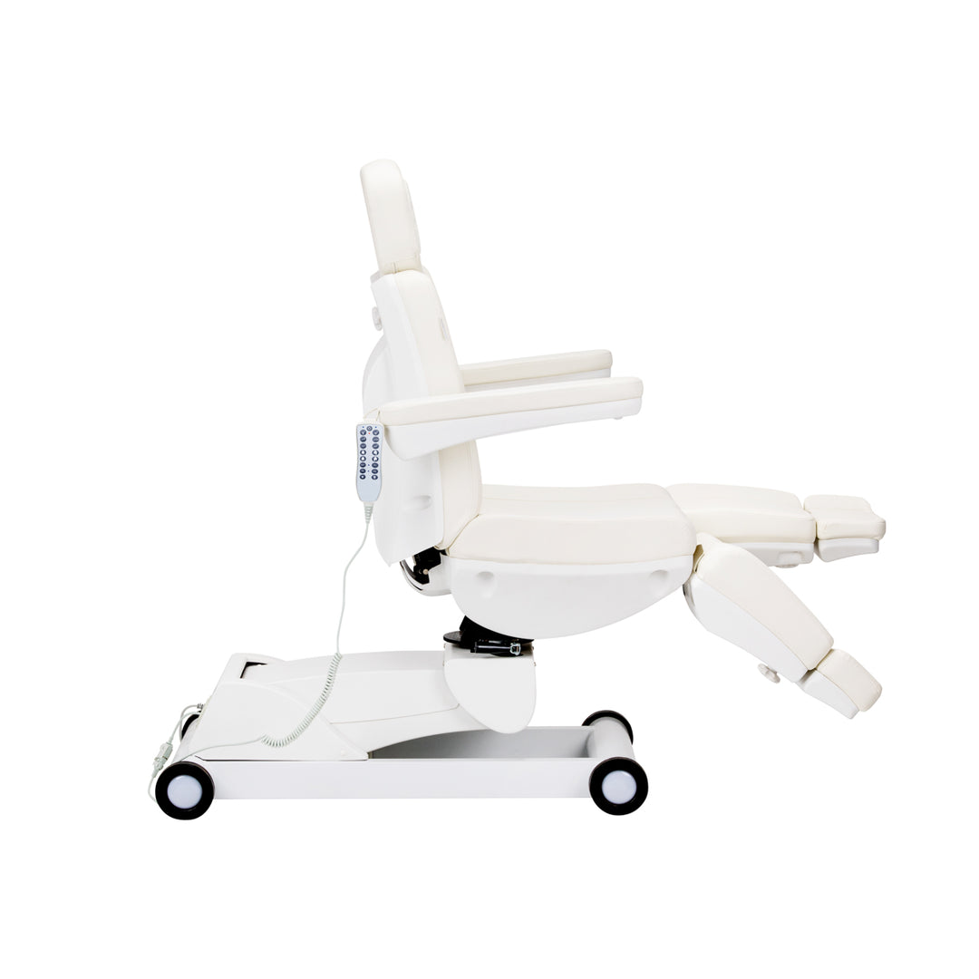 Sillón Eléctrico Azzurro Giratorio 873 Pedi Blanco 5