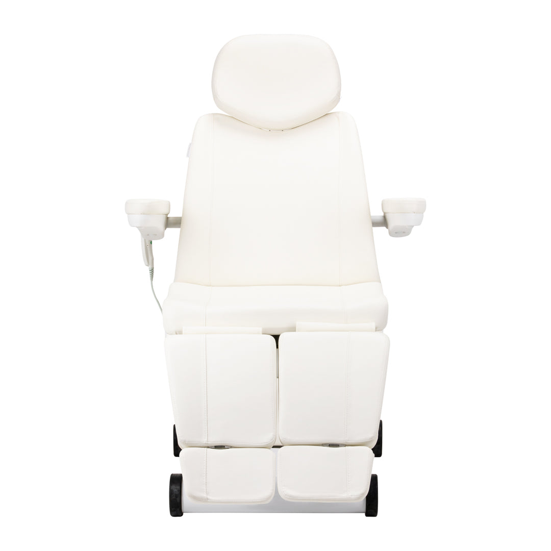 Sillón Eléctrico Azzurro Giratorio 873 Pedi Blanco 9