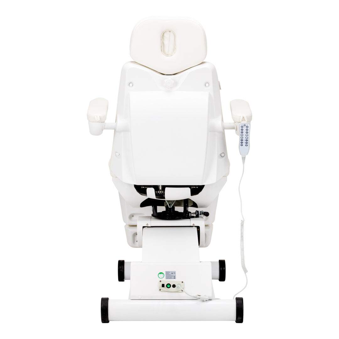 Sillón Eléctrico Azzurro Giratorio 873 Pedi Blanco 10