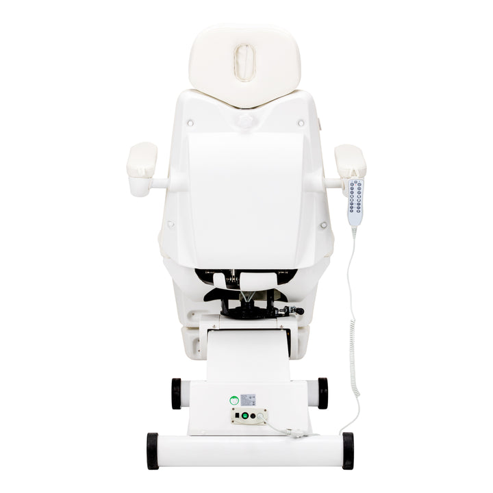 Sillón Eléctrico Azzurro Giratorio 873 Pedi Blanco 10