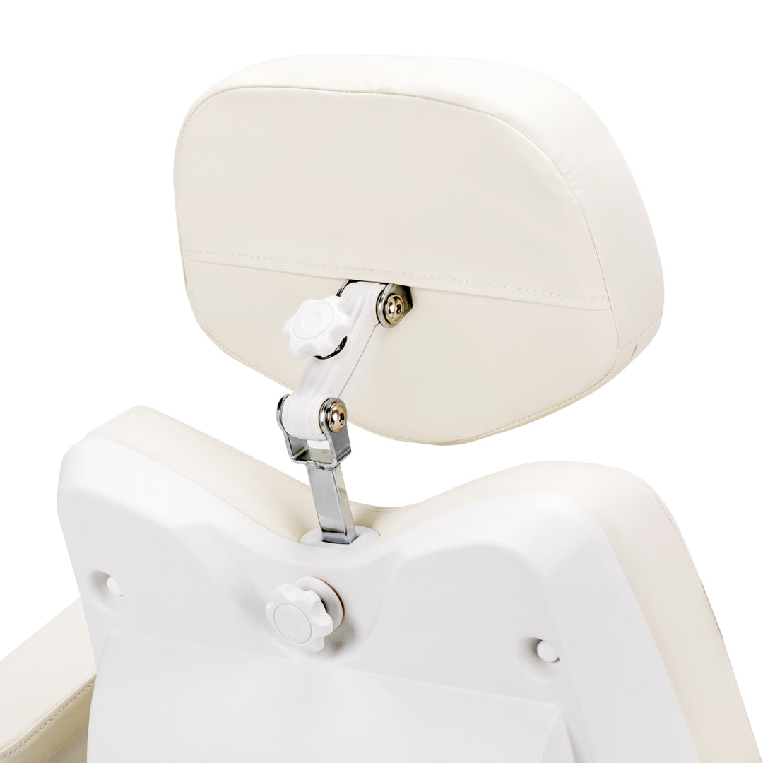 Sillón Eléctrico Azzurro Giratorio 873 Pedi Blanco 12