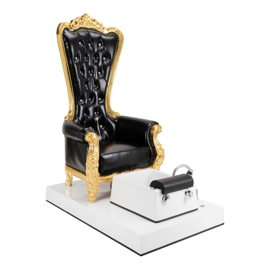Sillón Pedicura Spa Tron Negro Oro 1