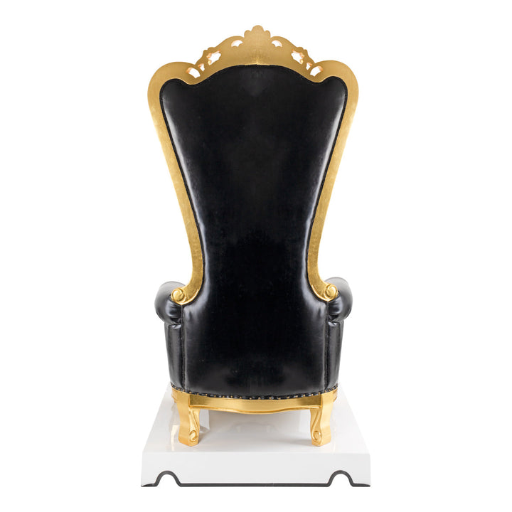Sillón Pedicura Spa Tron Negro Oro 4