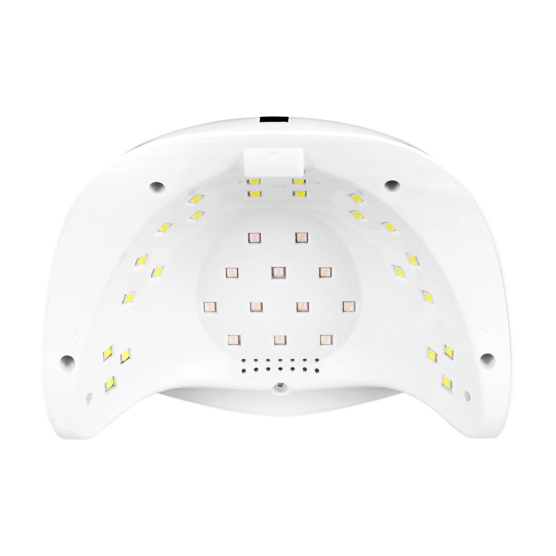 Lámpara Uñas UV Dual LED Glow S1 168W Blanco-Plateado - imagen 5