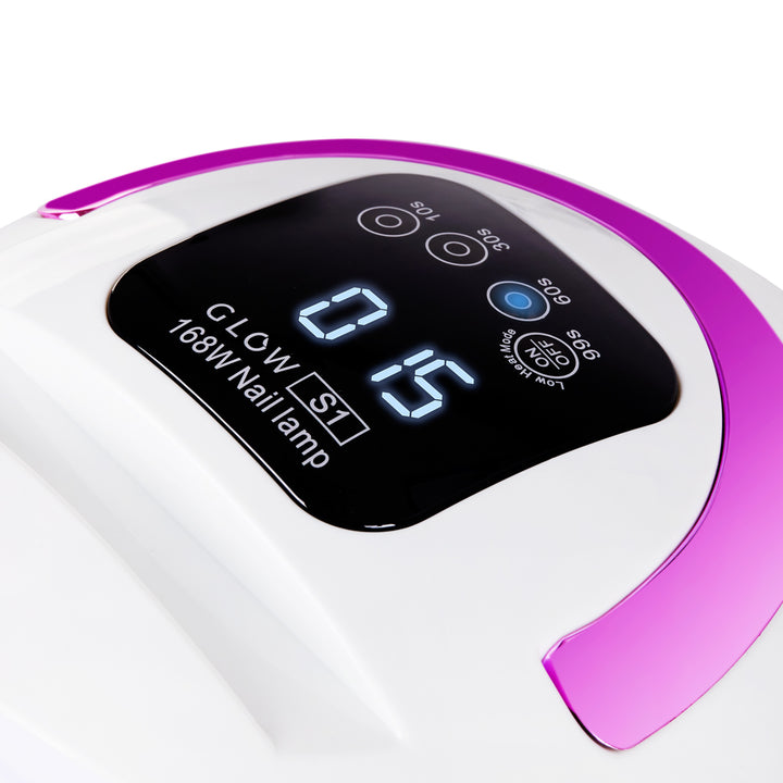 Lámpara Uñas UV Dual LED Glow S1 168W Blanco-Rosa - imagen 7