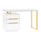 Mesa Manicura 3311G Oro-Blanco