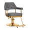 Sillón de peluquería Gabbiano Granada Oro Gris
