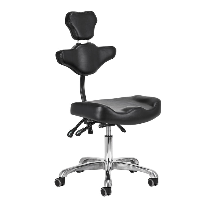 Taburete con Ruedas Pro Ink 973 Negro