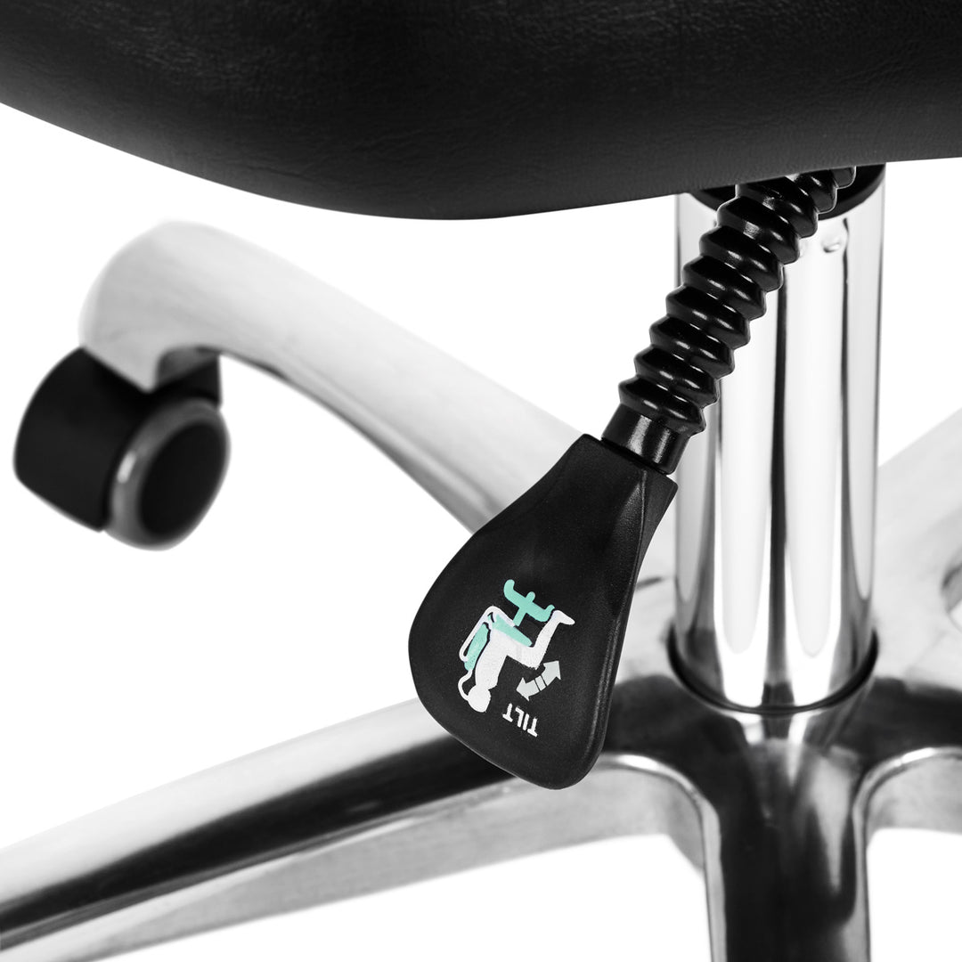 Taburete con Ruedas Pro Ink 973 Negro - imagen 11