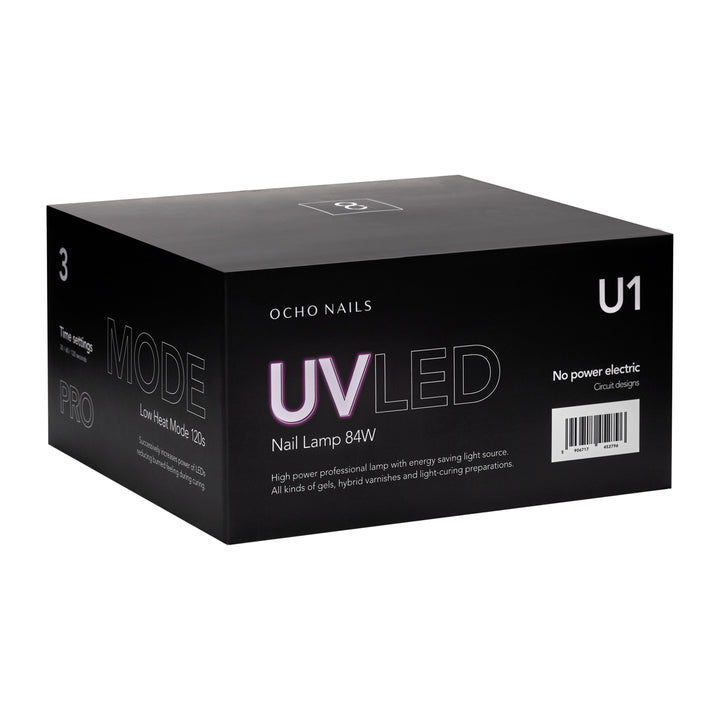 Lámpara Uñas UV LED Ocho Nails 8 84W Negro