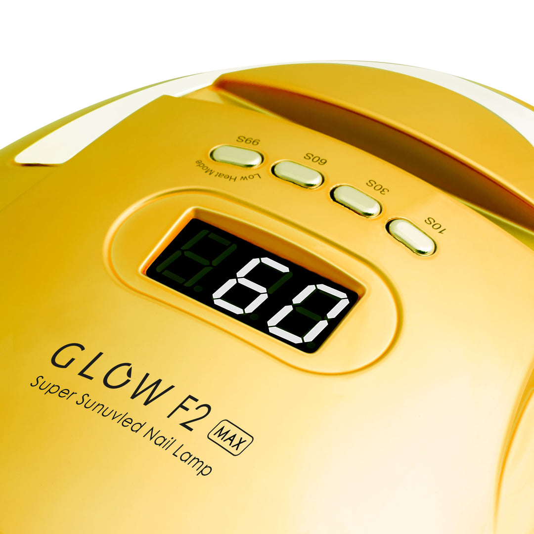 Lámpara Uñas UV LED Glow F2 220W Oro-Azul - imagen 4