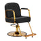Sillón de peluquería Gabbiano Acri Oro Negro