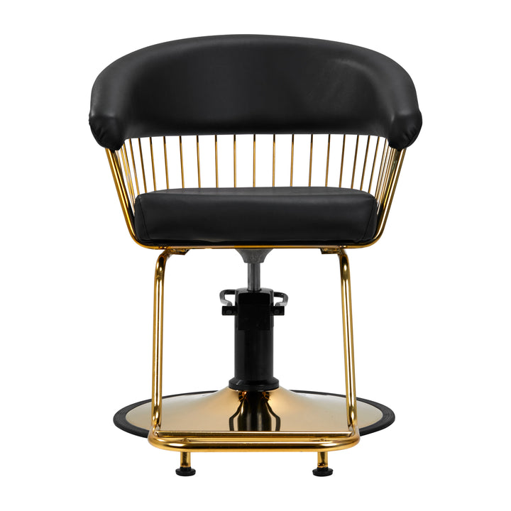 Sillón de peluquería Gabbiano Lille Oro-Negro 3