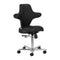 Taburete con Ruedas y Respaldo Azzurro Special 152 Negro