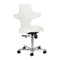 Taburete con Ruedas y Respaldo Azzurro Special 152 Blanco