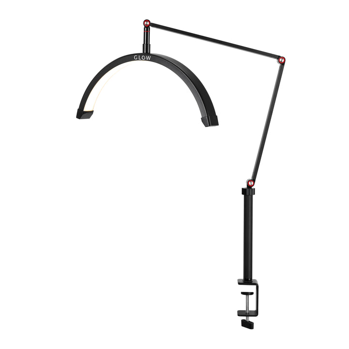 Lámpara LED con Abrazadera y Color e Intensidad de Luz Ajustables Glow MX3 Negra Mate