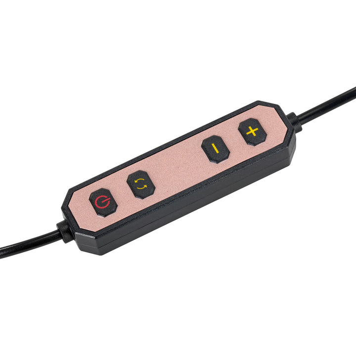Lámpara LED con Abrazadera y Color e Intensidad de Luz Ajustables Glow MX3 Negra Mate