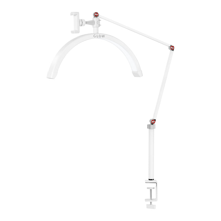 Lámpara LED con Abrazadera y Color e Intensidad de Luz Ajustables Glow MX3 Blanca Mate