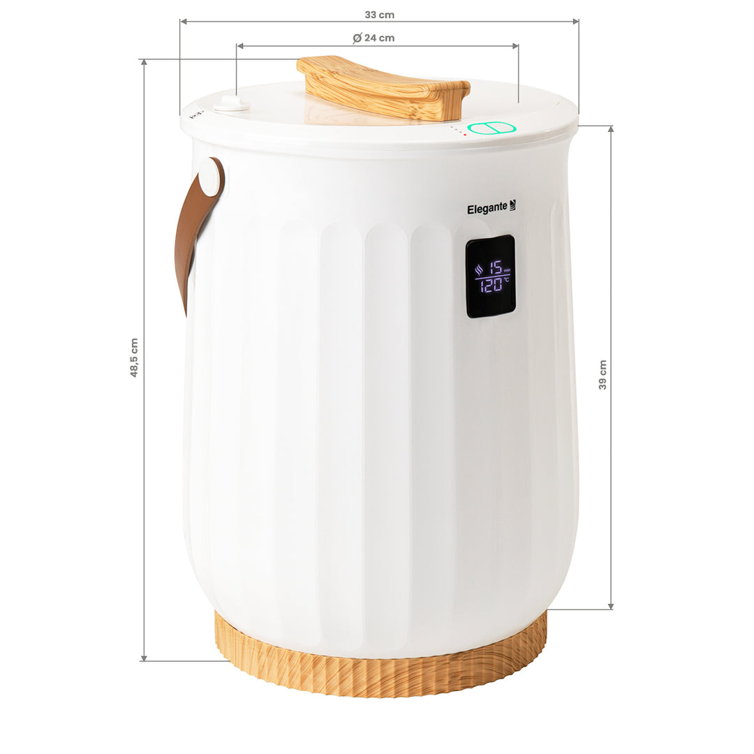 Calentador de Toallas Elegante E8 20L 400W Blanco - imagen 9
