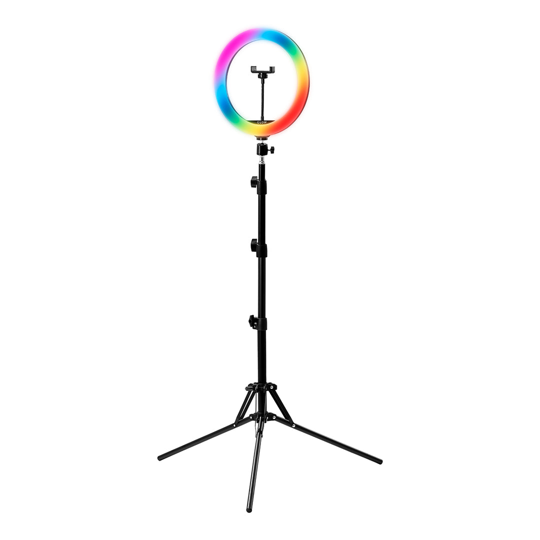 Aro de Luz Glow 10" con tripode 10W Negro RGB