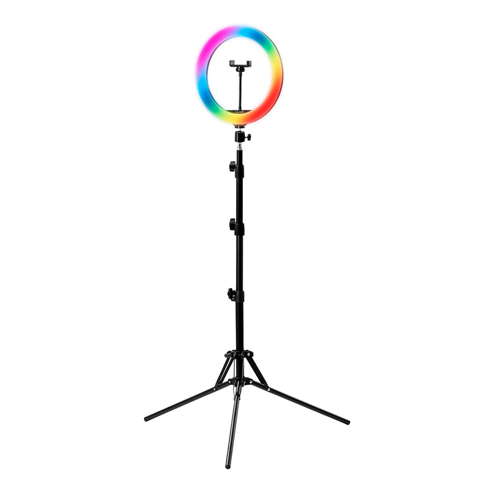 Aro de Luz Glow 10" con tripode 10W Negro RGB
