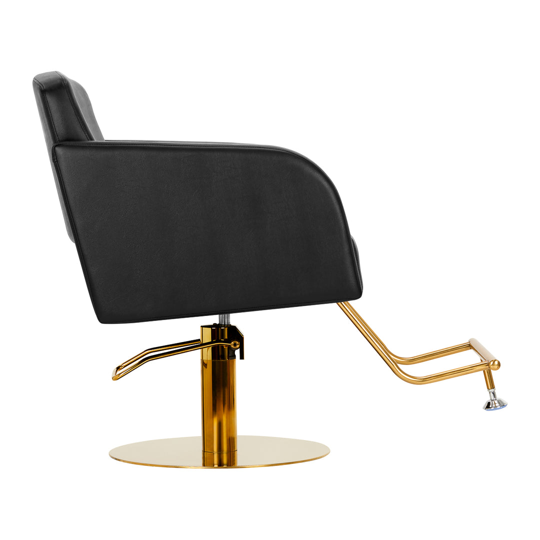 Sillón de peluquería Gabbiano Turyn Oro-Negro 4