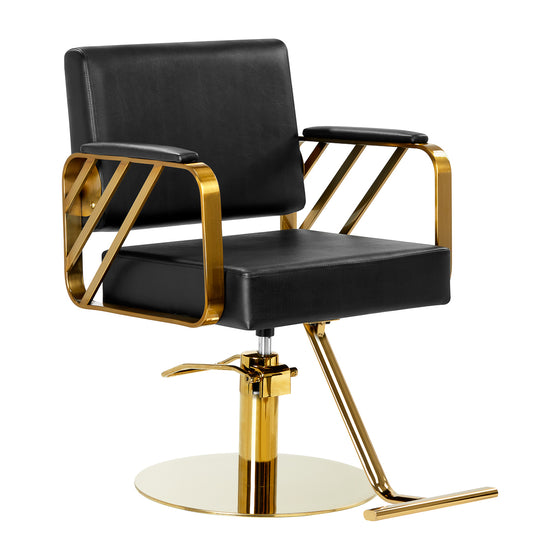 Sillón de peluquería Gabbiano Genua Oro Negro
